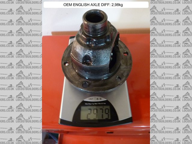 english axle diff weight